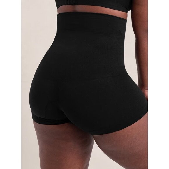Shapermint Empetua All Day EveryDay High Waist Shaper Boy Short Sz M Black 18437 - Picture 4 of 6